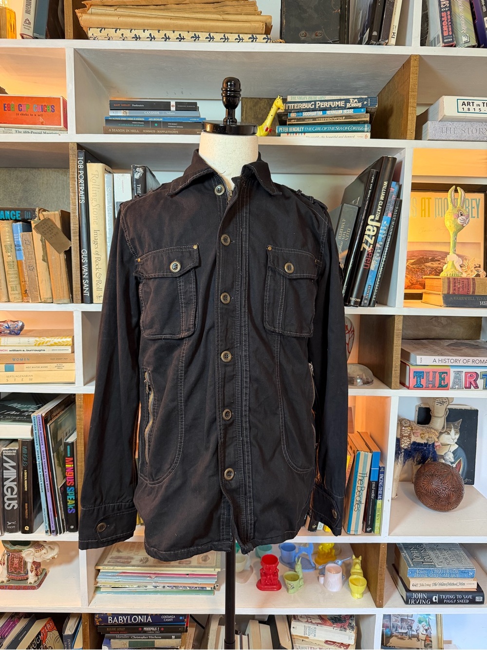Men's Black Lightweight Field Jacket